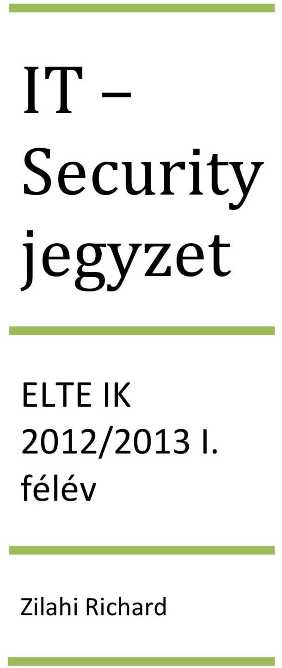 2012/2013 I.