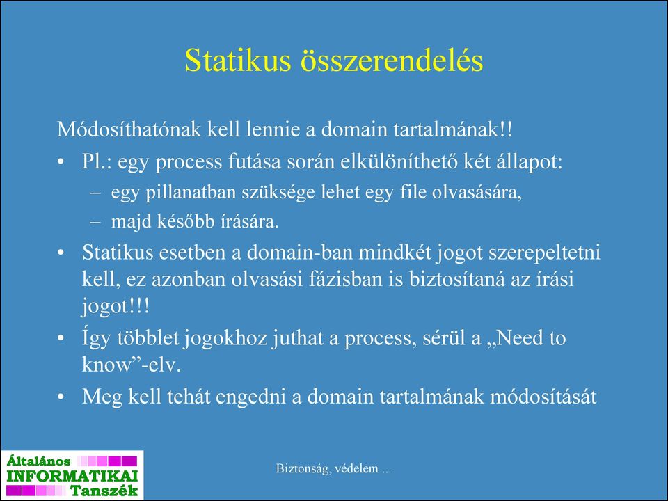 később írására.
