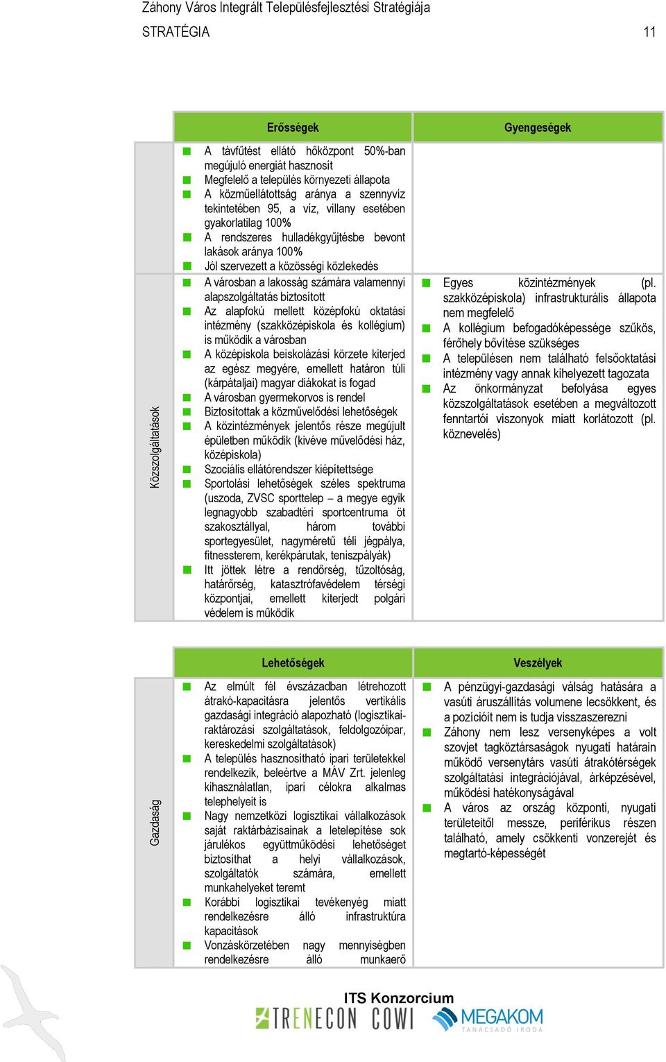 közösségi közlekedés A városban a lakosság számára valamennyi alapszolgáltatás biztosított Az alapfokú mellett középfokú oktatási intézmény (szakközépiskola és kollégium) is működik a városban A