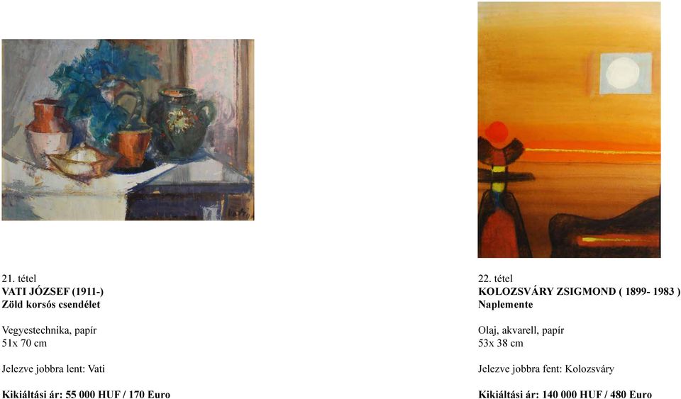 Párisi Galéria Művészeti Szalon és Aukciósház október 9-én (csütörtök) 18  órakor 1053 Budapest, Múzeum körút 3. - PDF Free Download