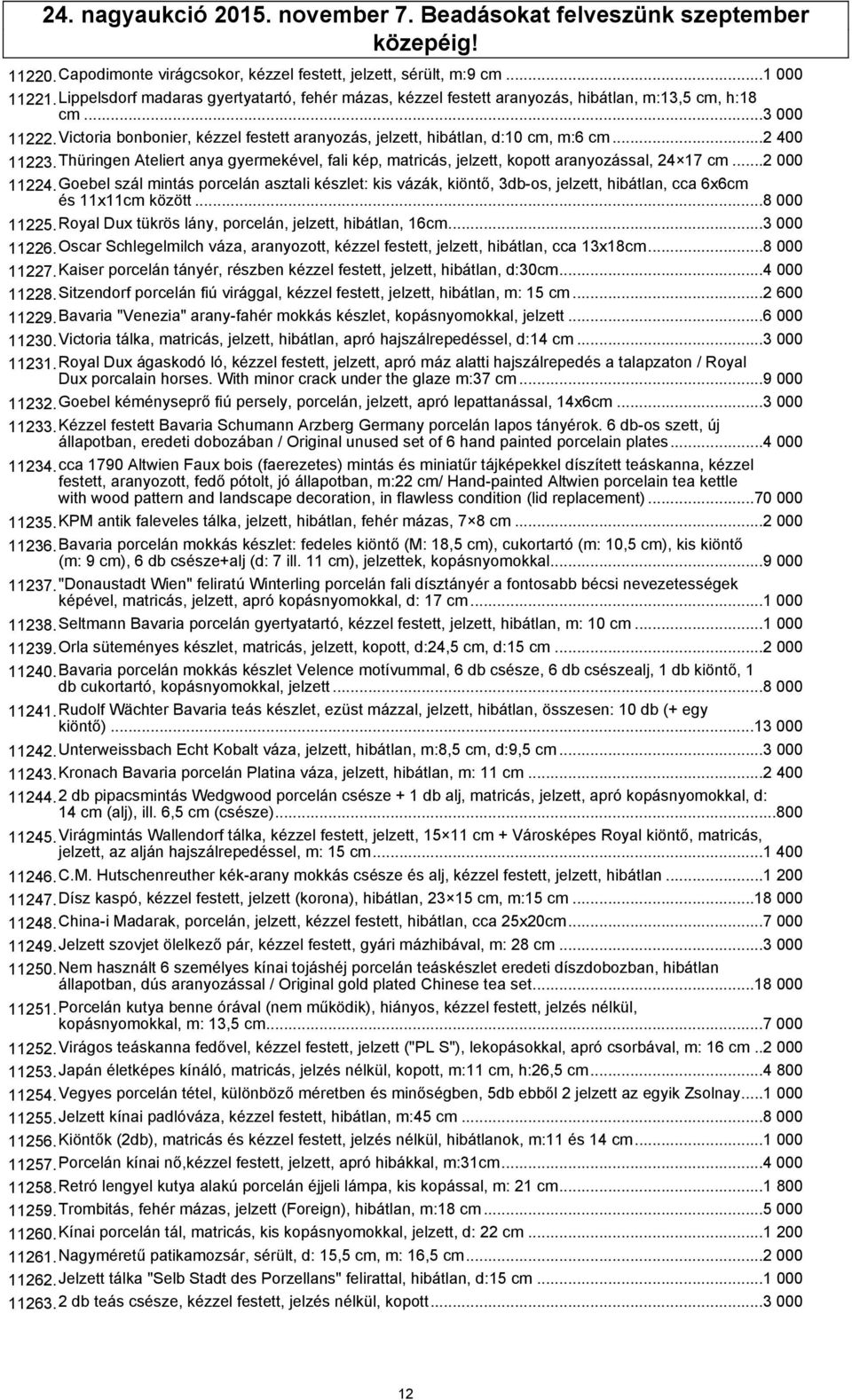 ..2 400 11223.Thüringen Ateliert anya gyermekével, fali kép, matricás, jelzett, kopott aranyozással, 24 17 cm...2 000 11224.