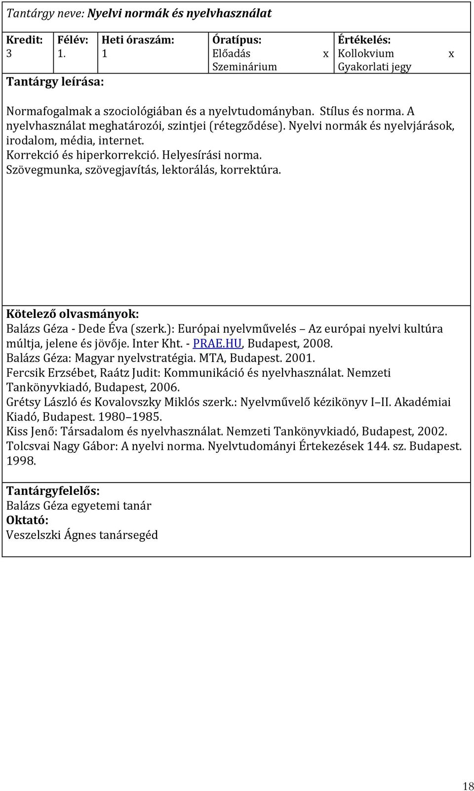 A nyelvhasználat meghatározói, szintjei (rétegződése). Nyelvi normák és nyelvjárások, irodalom, média, internet. Korrekció és hiperkorrekció. Helyesírási norma.
