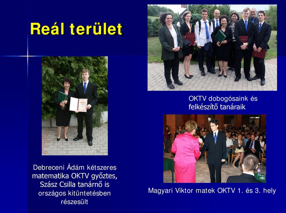 győztes, Szász Csilla tanárnő is országos