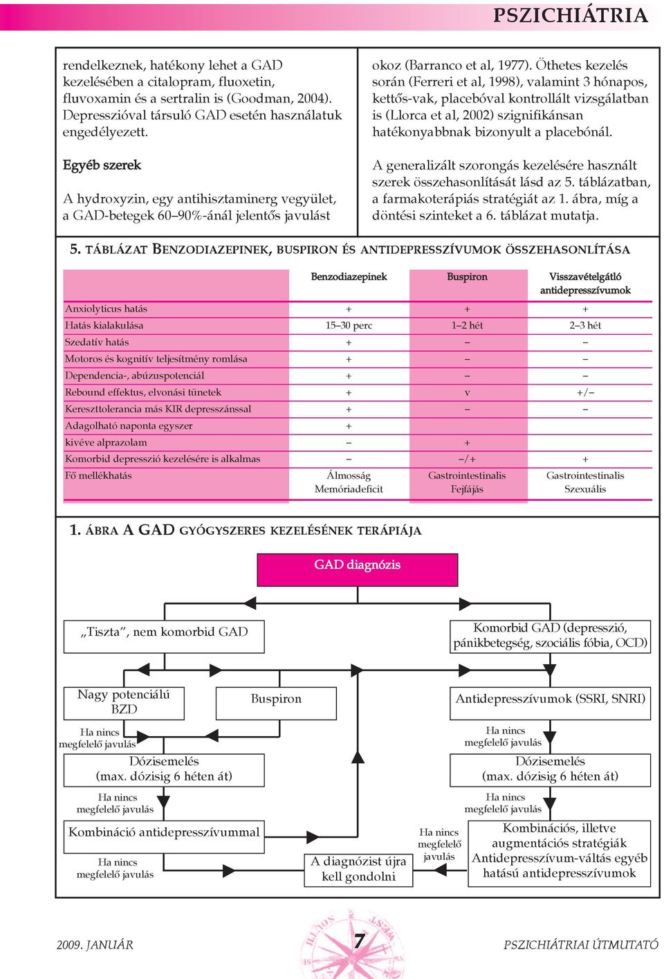 Öthetes kezelés során (Ferreri et al, 1998), valamint 3 hónapos, kettõs-vak, placebóval kontrollált vizsgálatban is (Llorca et al, 2002) szignifikánsan hatékonyabbnak bizonyult a placebónál.
