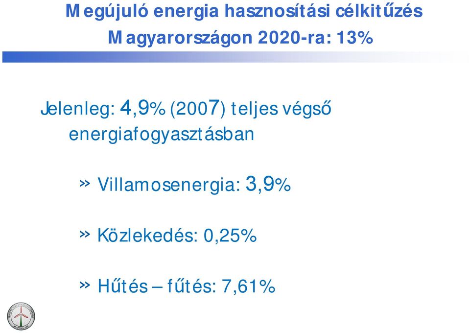 teljes végs energiafogyasztásban»