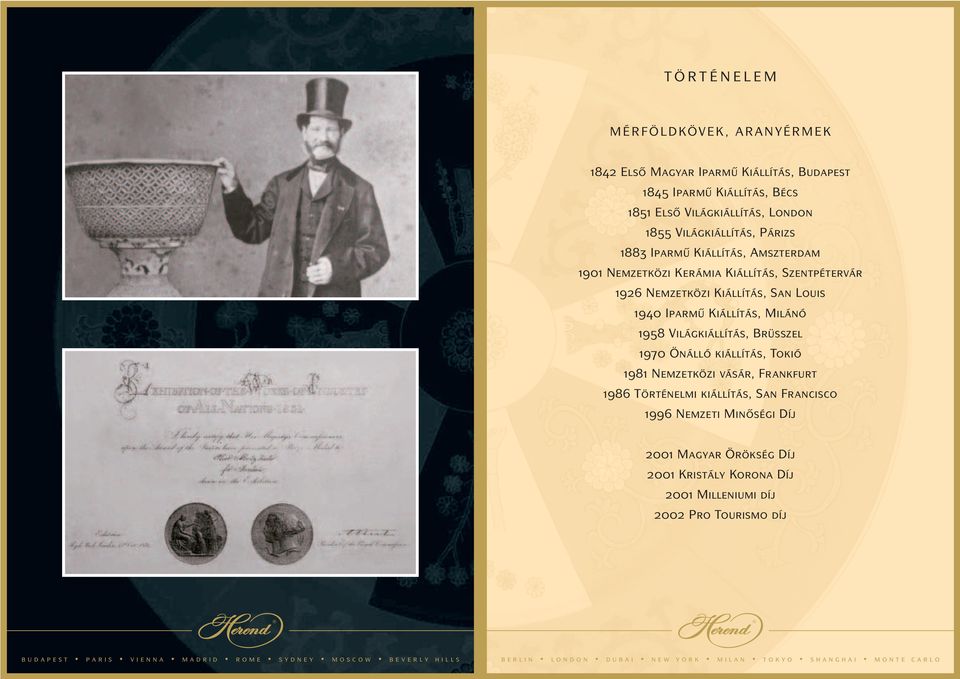 Louis 1940 Iparmű Kiállítás, Milánó 1958 Világkiállítás, Brüsszel 1970 Önálló kiállítás, Tokió 1981 Nemzetközi vásár, Frankfurt 1986