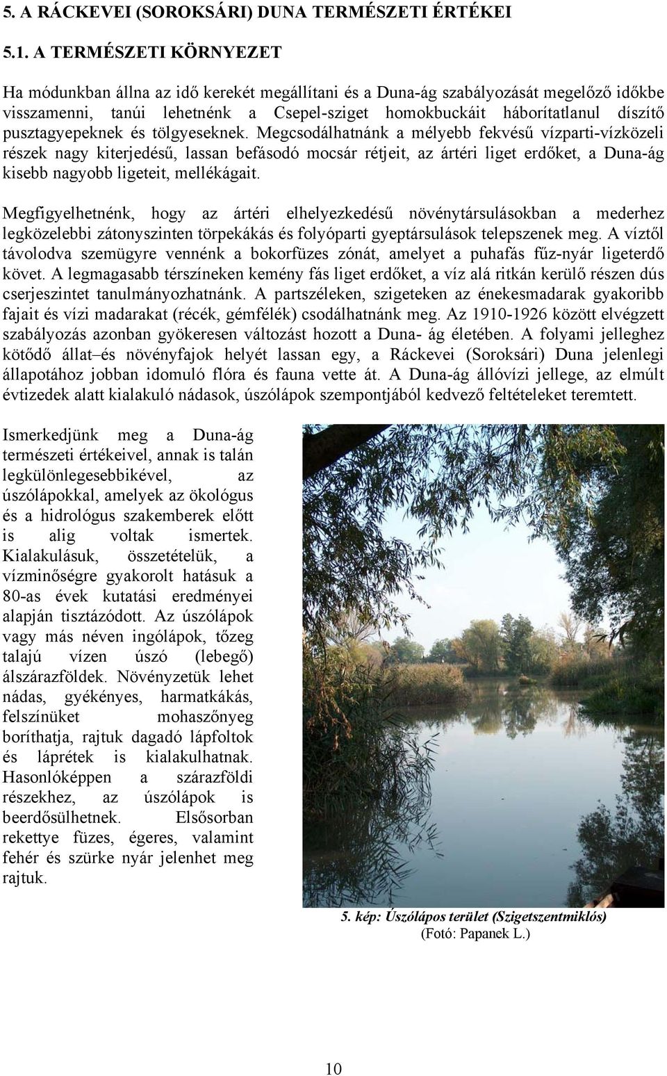 pusztagyepeknek és tölgyeseknek.
