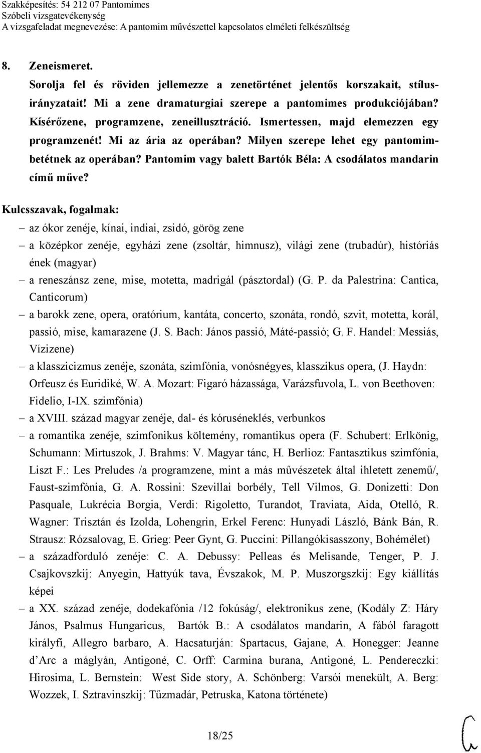 Pantomim vagy balett Bartók Béla: A csodálatos mandarin című műve?