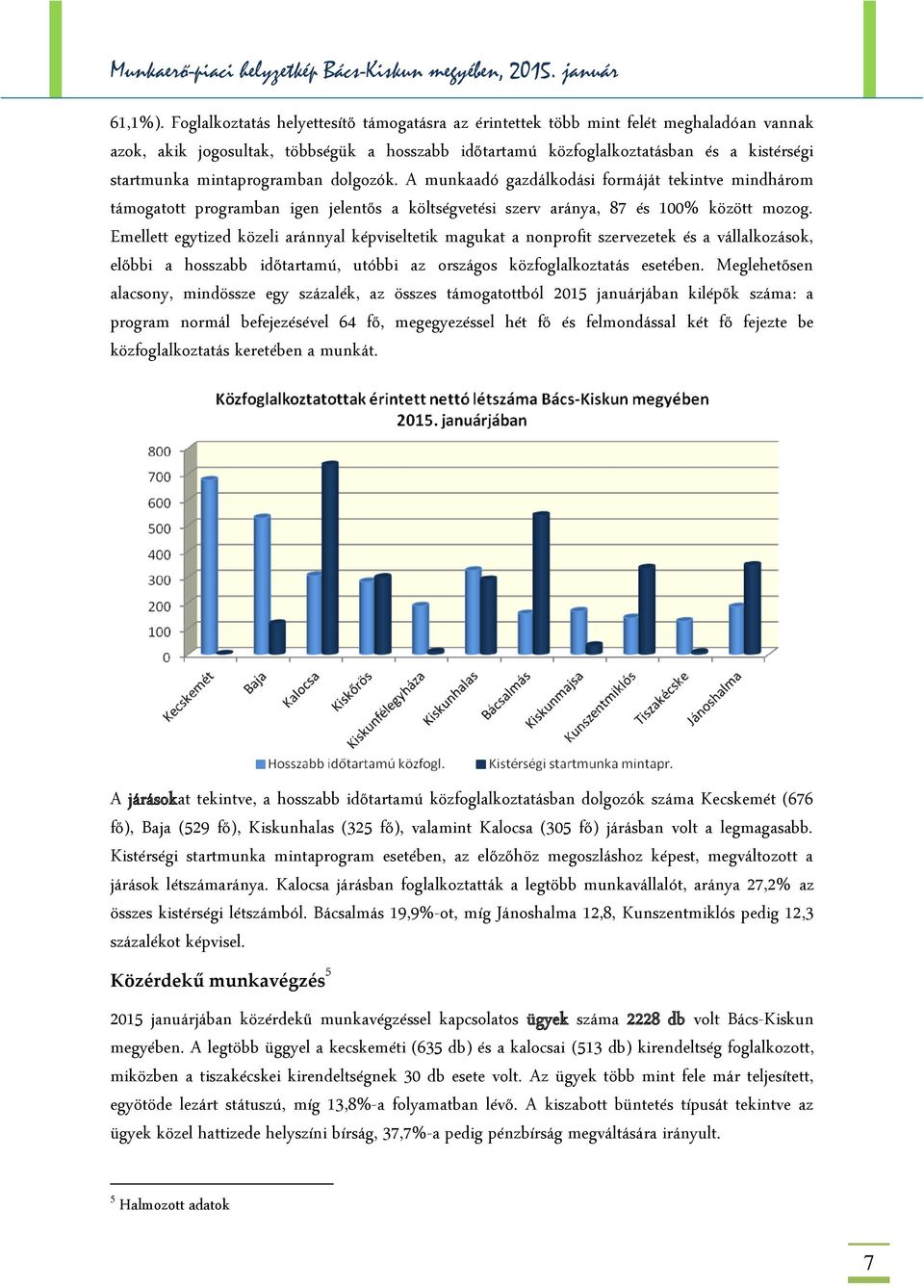 mintaprogramban dolgozók. A munkaadó gazdálkodási formáját tekintve mindhárom támogatott programban igen jelentős a költségvetési szerv aránya, 87 és 100% között mozog.