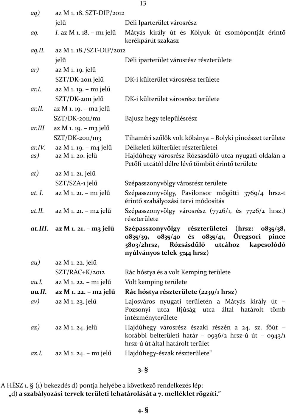 jelű SZT/DK-2011 jelű az M 1. 19.