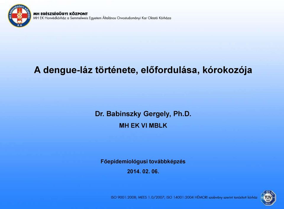 Babinszky Gergely, Ph.D.