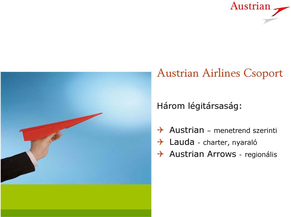 Üdvözli Önt az Austrian Airlines! - PDF Ingyenes letöltés