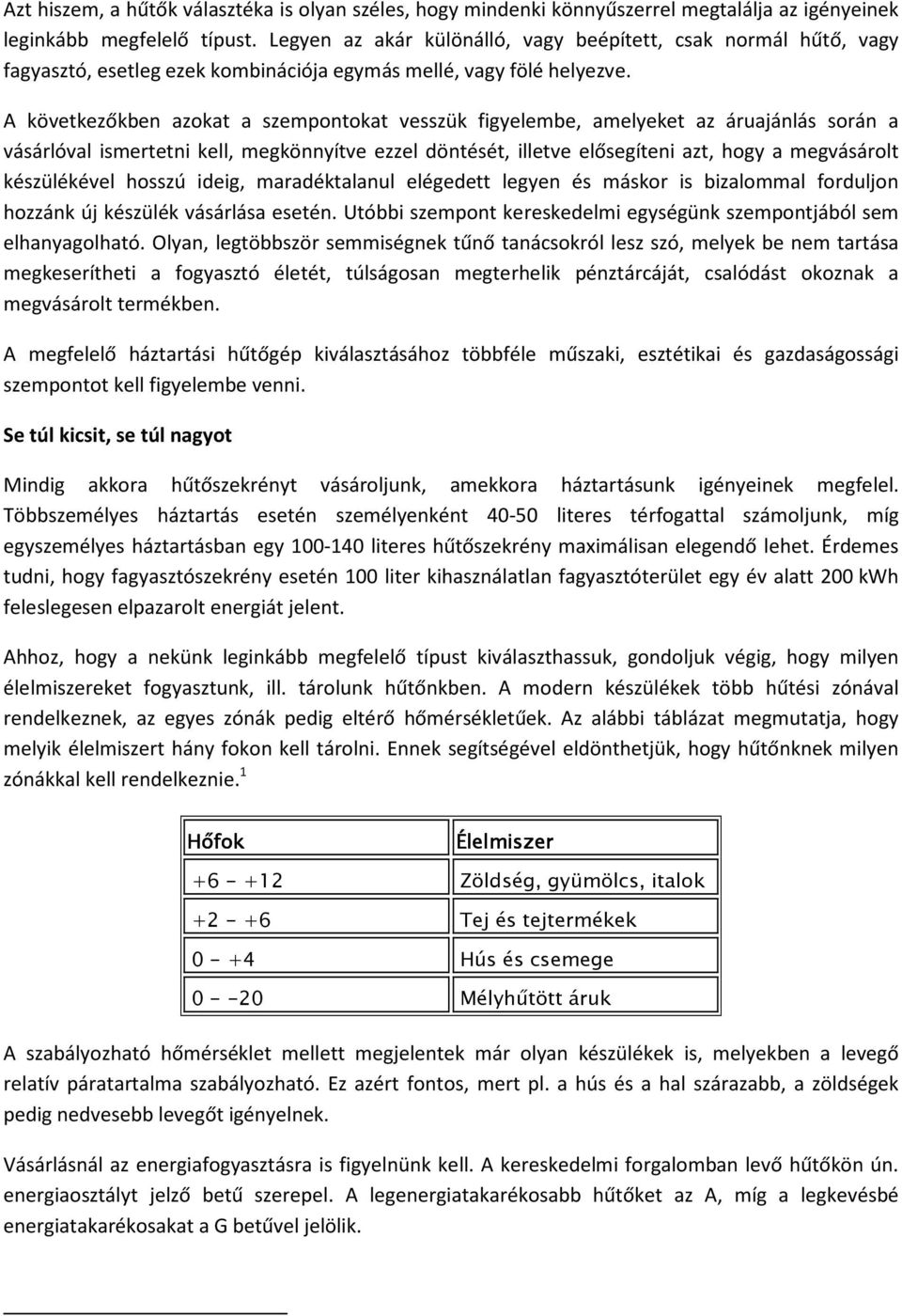 Hőtés, a hőtıgépek mőködési elve - PDF Ingyenes letöltés