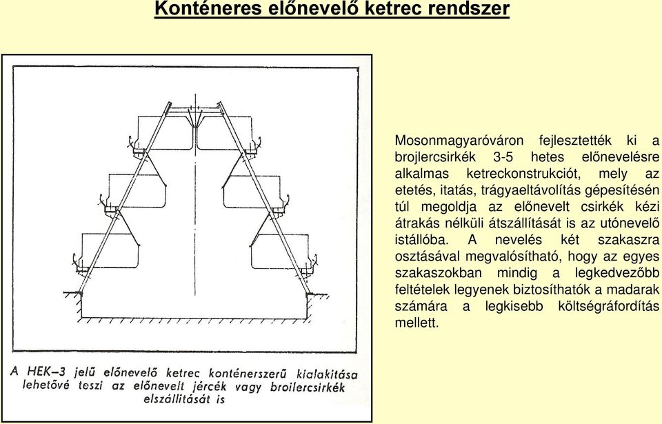 nélküli átszállítását is az utónevelő istállóba.