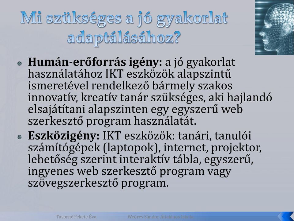 program használatát.