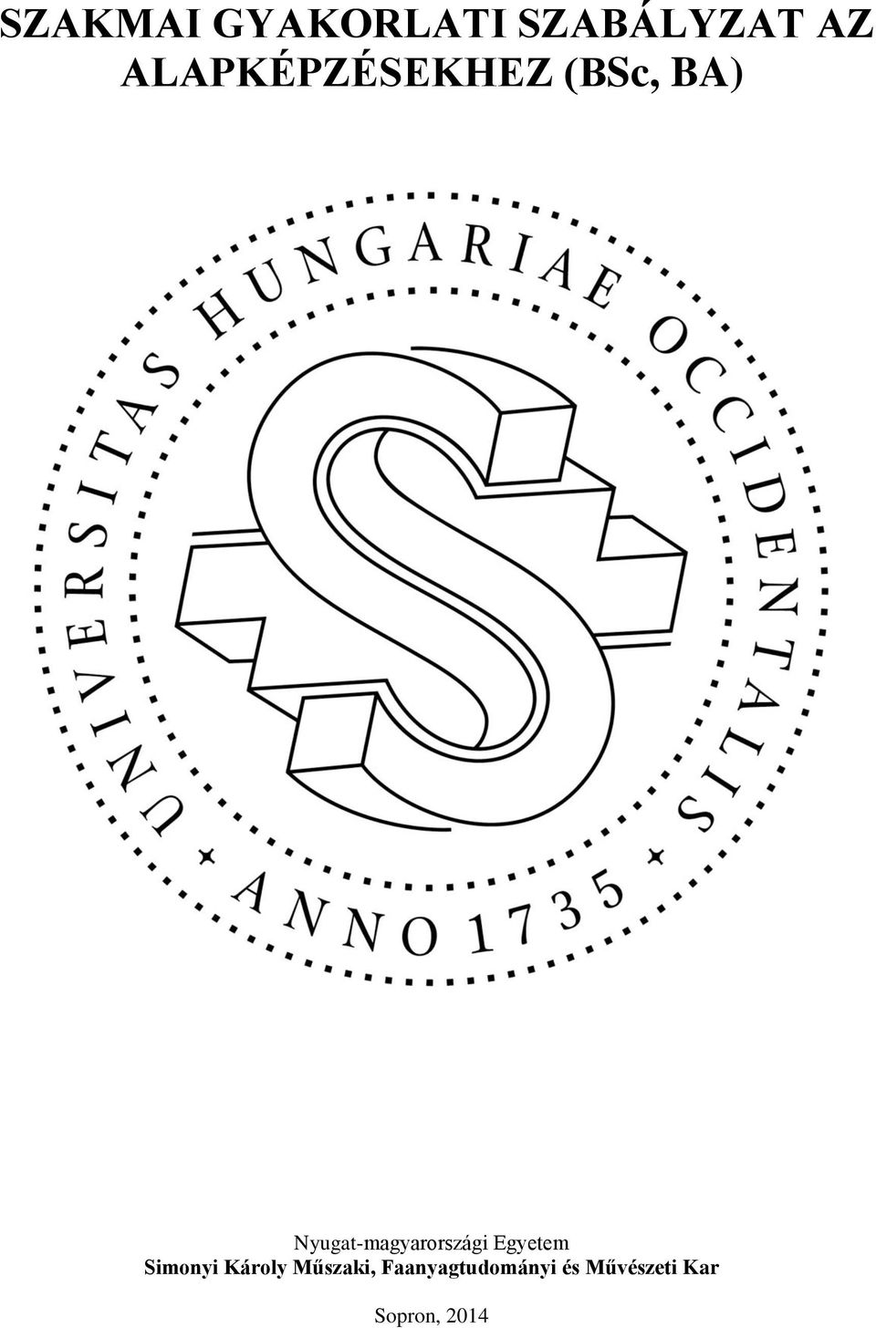 Nyugat-magyarországi Egyetem Simonyi