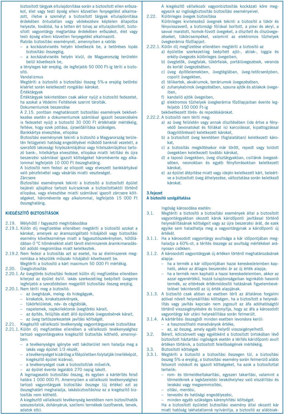 UNION-Kandalló Extra Általános Biztosítási Feltételek - PDF Ingyenes  letöltés