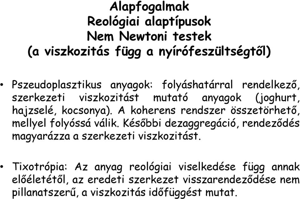 Reológia Mérési technikák - PDF Ingyenes letöltés