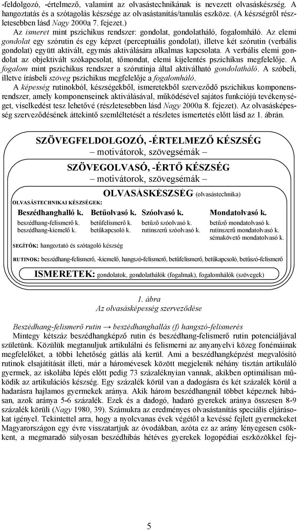 Az elemi gondolat egy szórutin és egy képzet (perceptuális gondolat), illetve két szórutin (verbális gondolat) együtt aktivált, egymás aktiválására alkalmas kapcsolata.