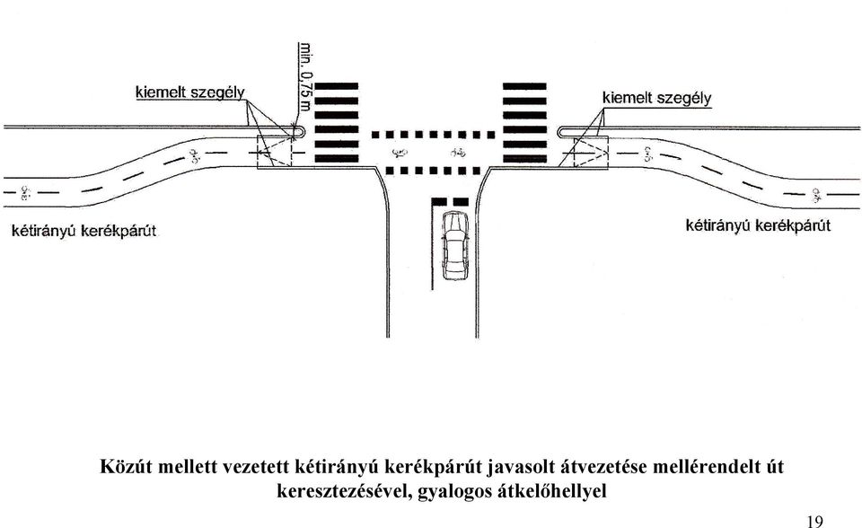 átvezetése mellérendelt út