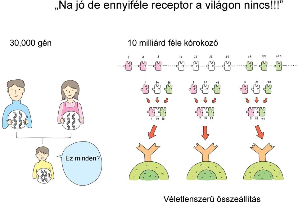 !! 30,000 gén 10 milliárd féle