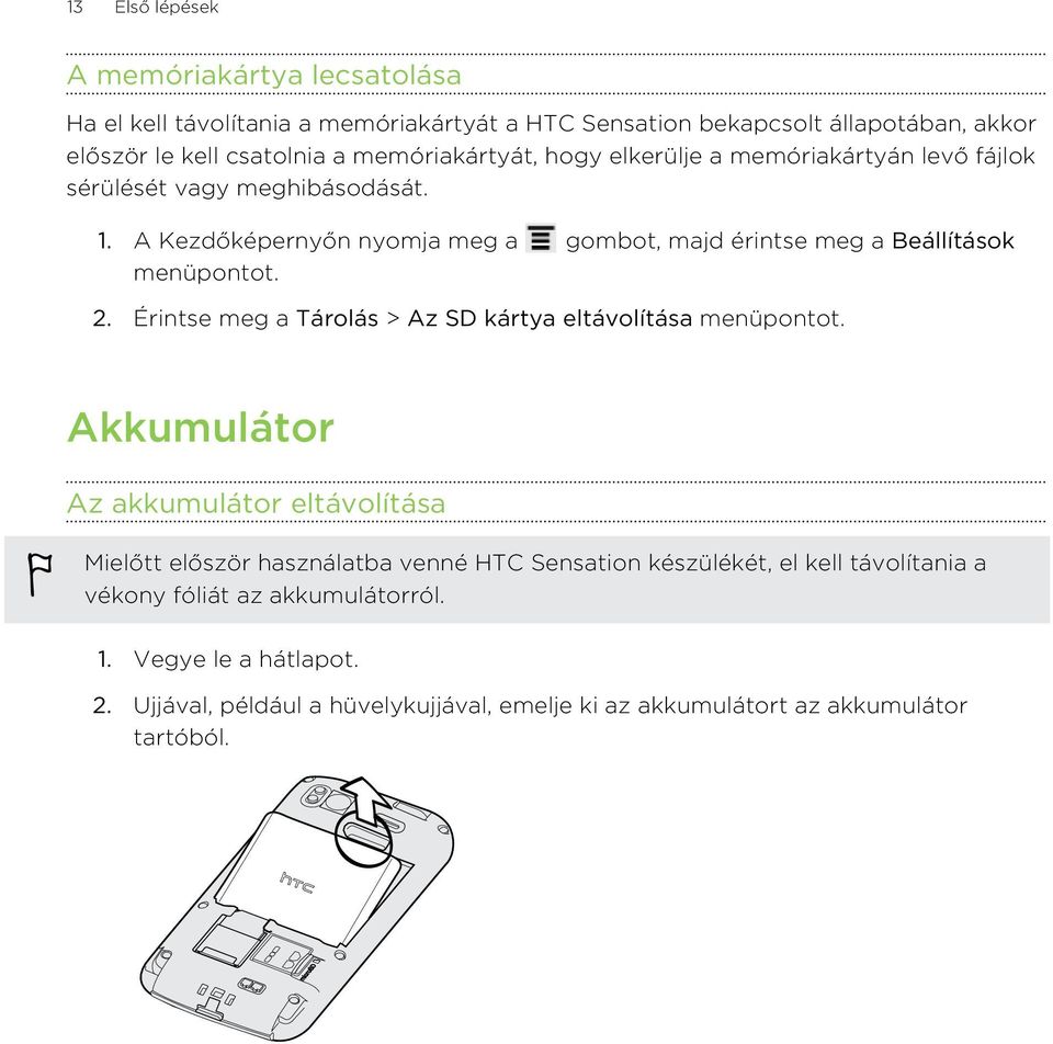 HTC Sensation Felhasználói kézikönyv - PDF Ingyenes letöltés