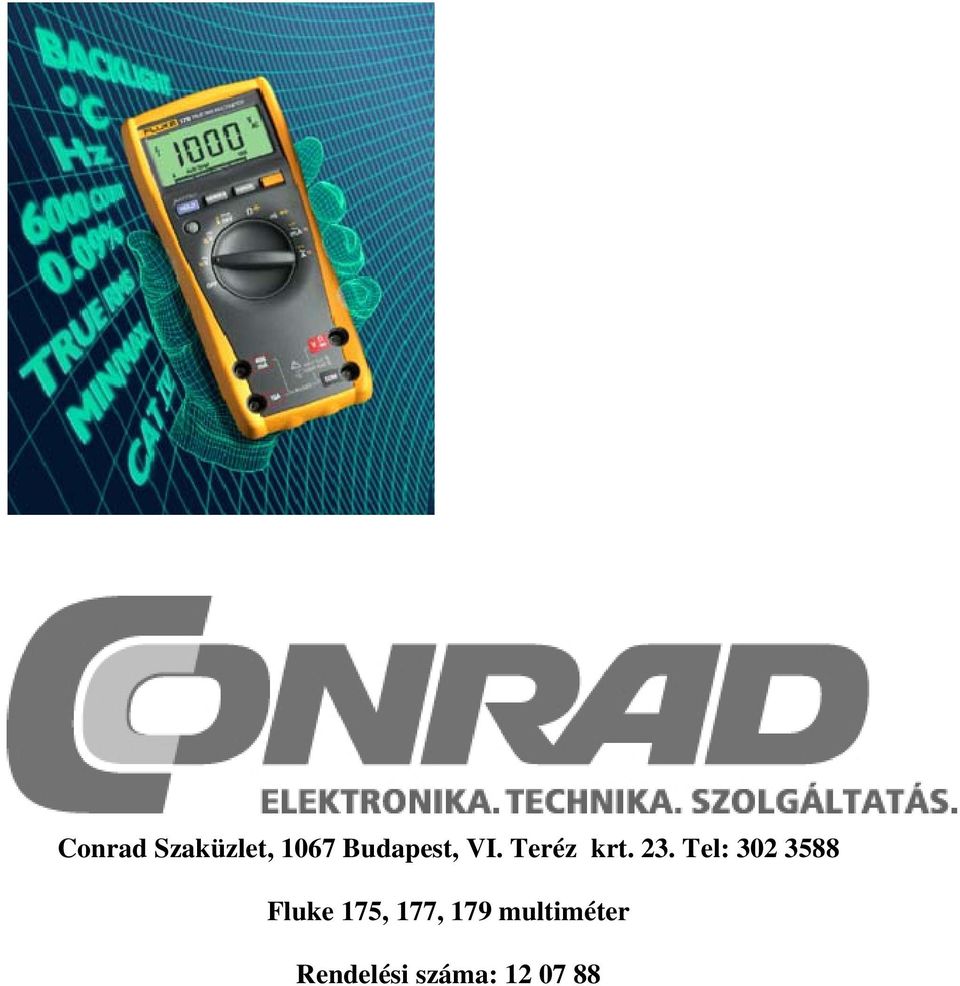 Tel: 302 3588 Fluke 175, 177,