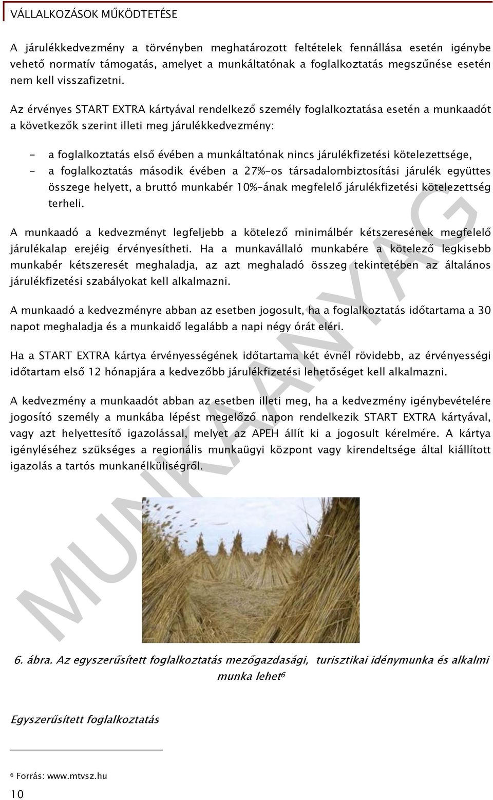 járulékfizetési kötelezettsége, - a foglalkoztatás második évében a 27%-os társadalombiztosítási járulék együttes összege helyett, a bruttó munkabér 10%-ának megfelelő járulékfizetési kötelezettség