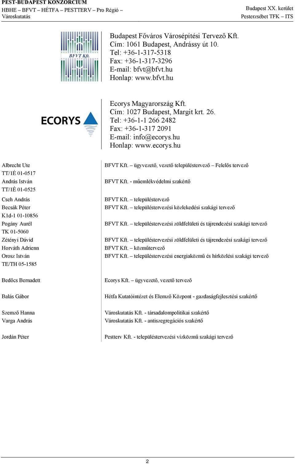hu Honlap: www.ecorys.