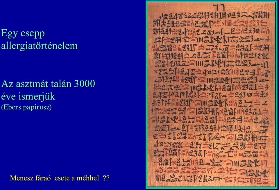 asztmát talán 3000 éve