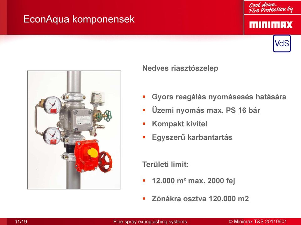 PS 16 bár Kompakt kivitel Egyszerű karbantartás