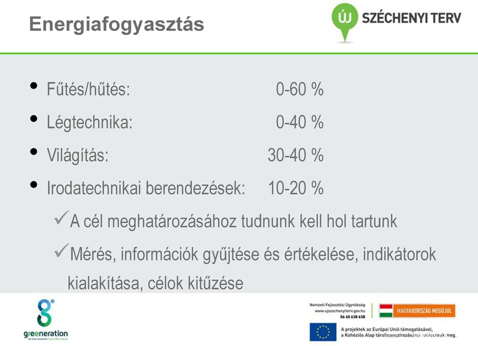 meghatározásához tudnunk kell hol tartunk Mérés, információk