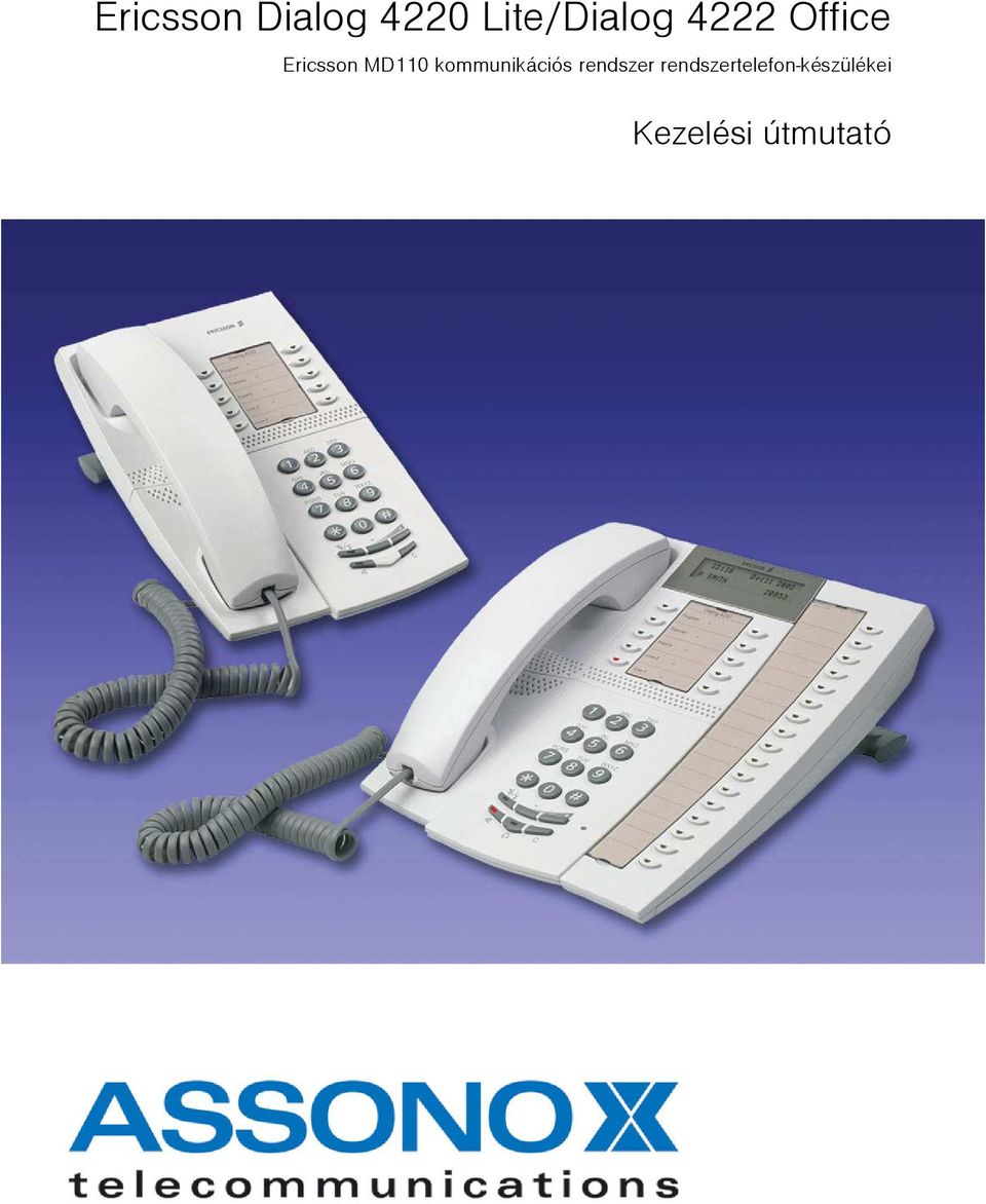 Ericsson Dialog 4220 Lite/Dialog 4222 Office - PDF Ingyenes letöltés