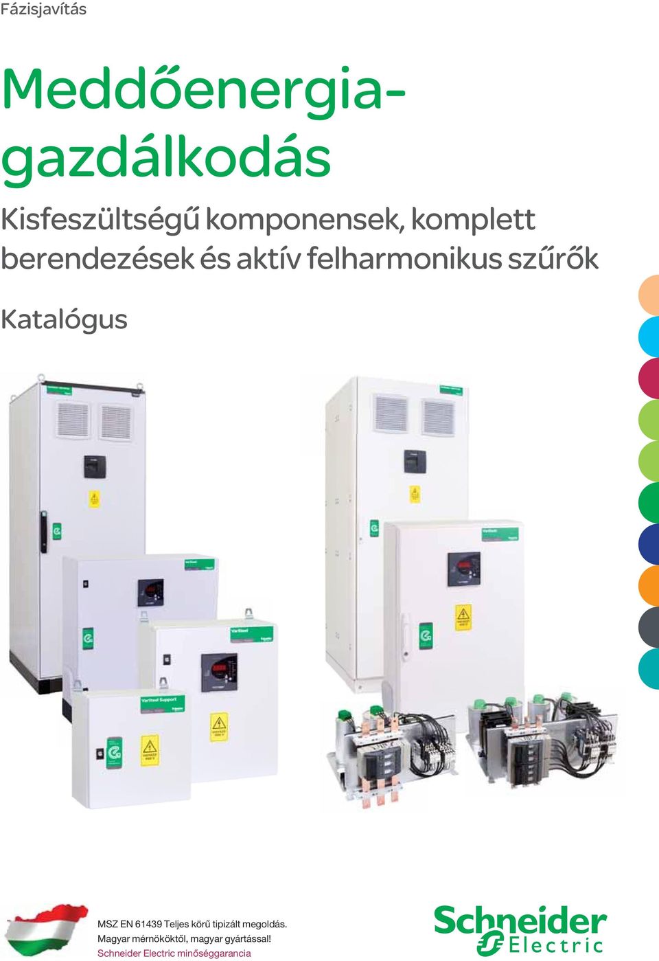 szűrők Katalógus MSZ EN 61439 Teljes körű tipizált megoldás.