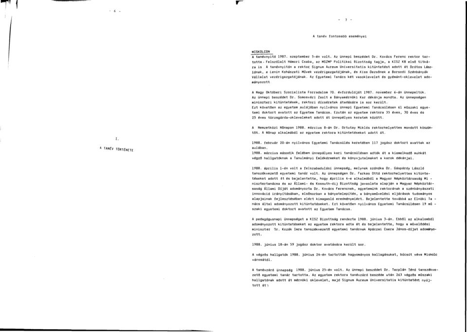 NEHÉZIPARI MŰSZAKI EGYETEM ÉVKÖNYV 1987/1988 MISKOLC PDF Free Download
