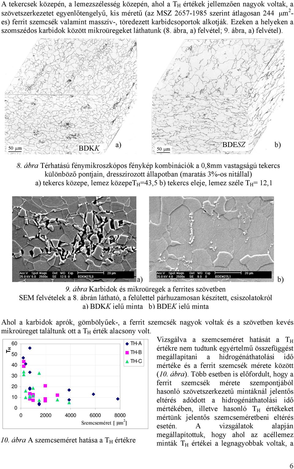 5 µm BDKK 5 µm a) BDESZ b) 8.