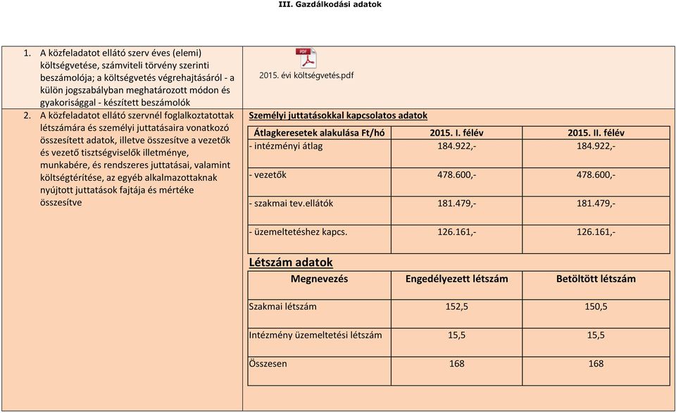 készített beszámolók 2.