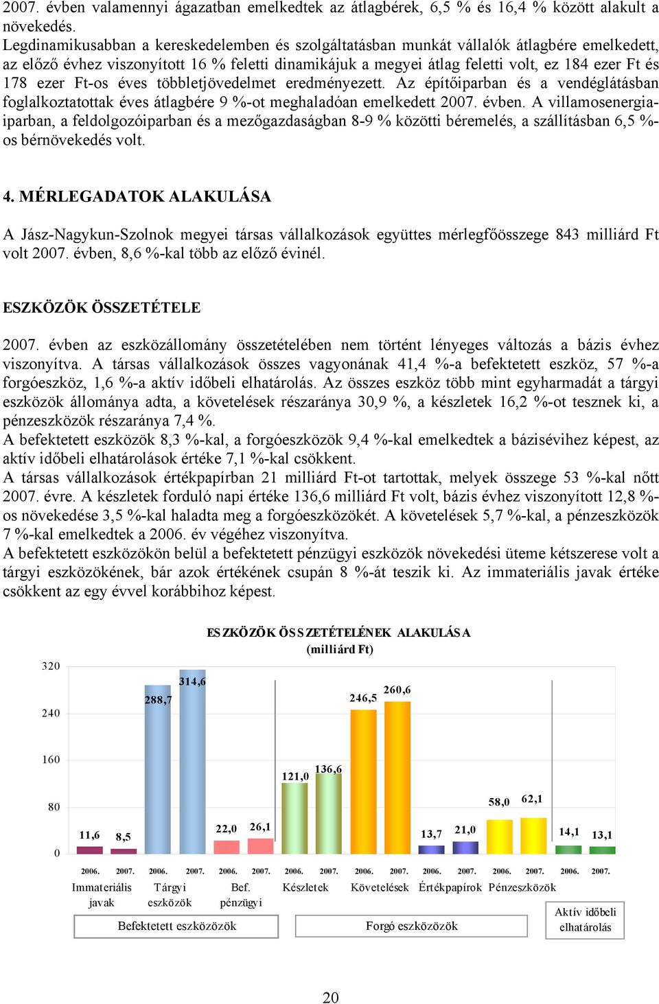 Ft-os éves többletjövedelmet eredményezett. Az építőiparban és a vendéglátásban foglalkoztatottak éves átlagbére 9 -ot meghaladóan emelkedett 2007. évben.