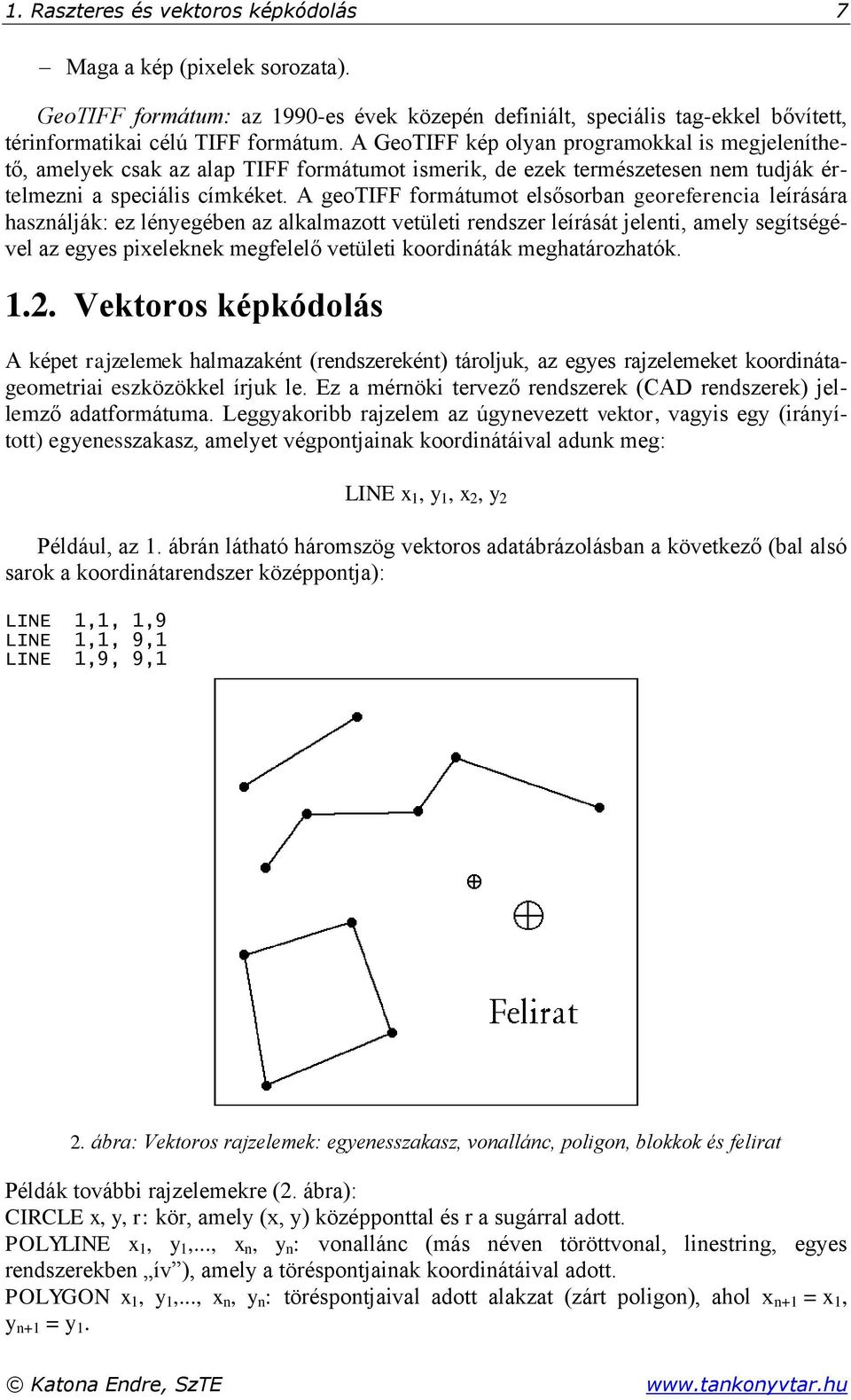 A geotiff formátumot elsősorban georeferencia leírására használják: ez lényegében az alkalmazott vetületi rendszer leírását jelenti, amely segítségével az egyes pixeleknek megfelelő vetületi