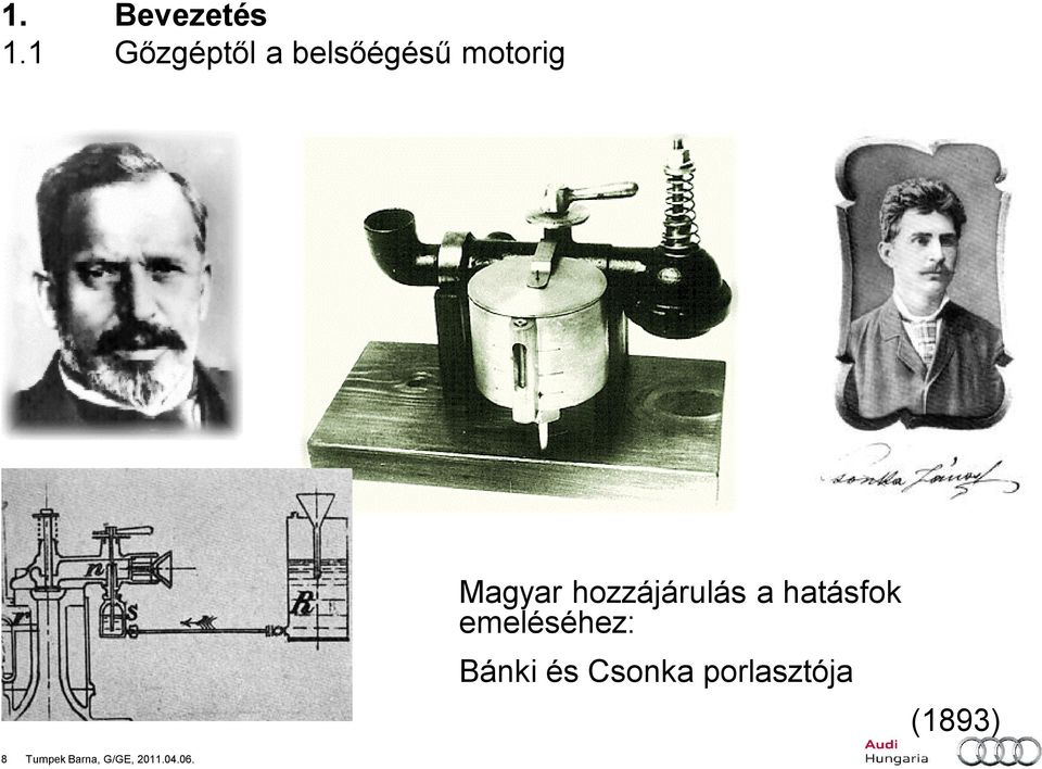 hozzájárulás a hatásfok emeléséhez: