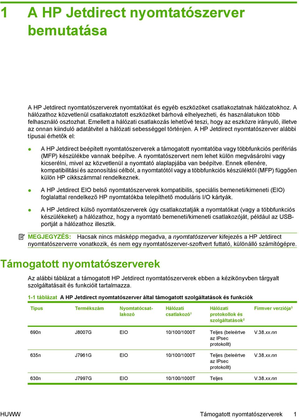 Emellett a hálózati csatlakozás lehetővé teszi, hogy az eszközre irányuló, illetve az onnan kiinduló adatátvitel a hálózati sebességgel történjen.