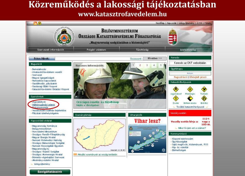 tájékoztatásban