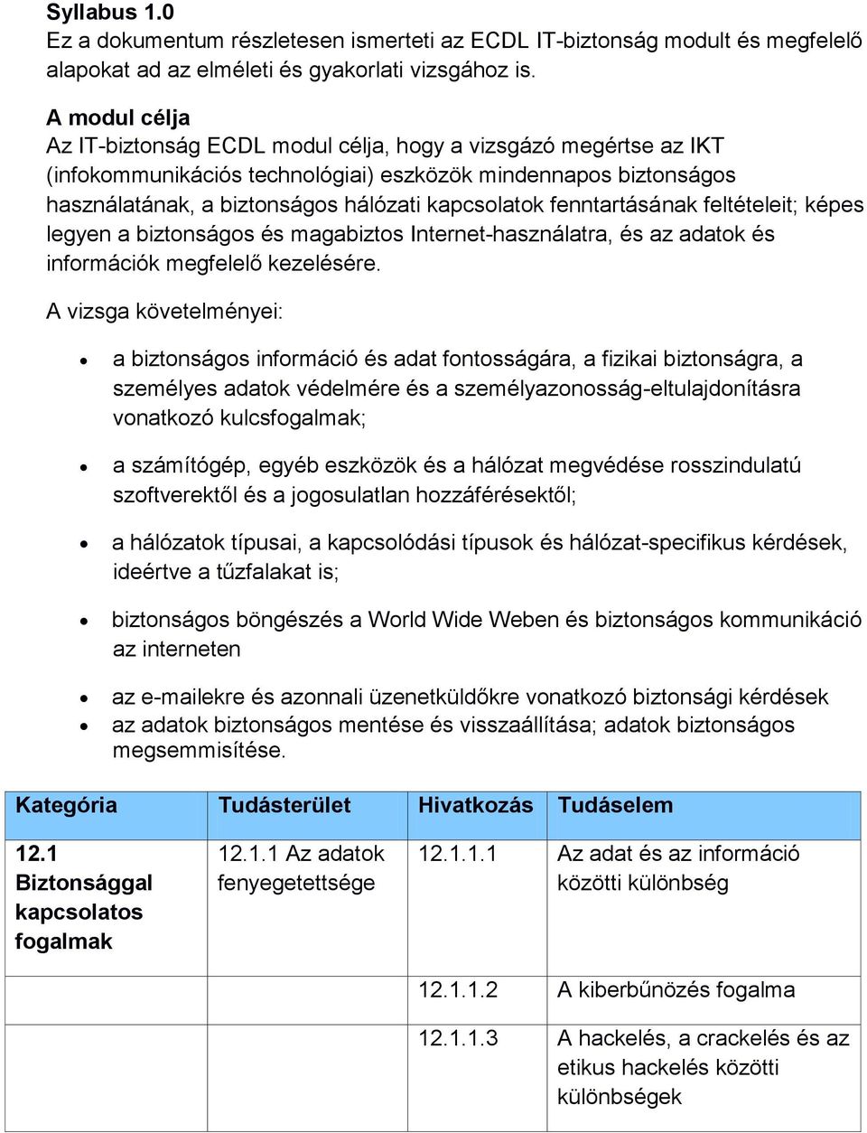 fenntartásának feltételeit; képes legyen a biztonságos és magabiztos Internet-használatra, és az adatok és információk megfelelő kezelésére.