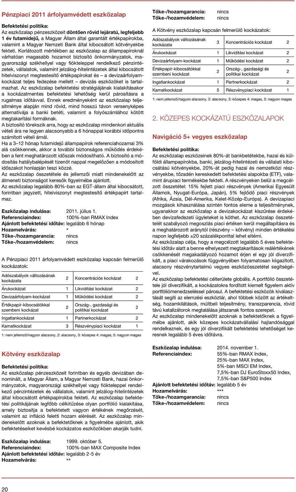 Korlátozott mértékben az eszközalap az állampapíroknál várhatóan magasabb hozamot biztosító önkormányzatok, magyarországi székhellyel vagy fiókteleppel rendelkező pénzintézetek, vállalatok, valamint