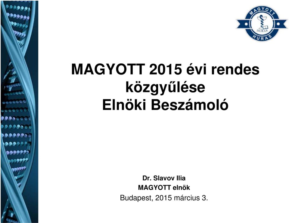 Beszámoló Dr.