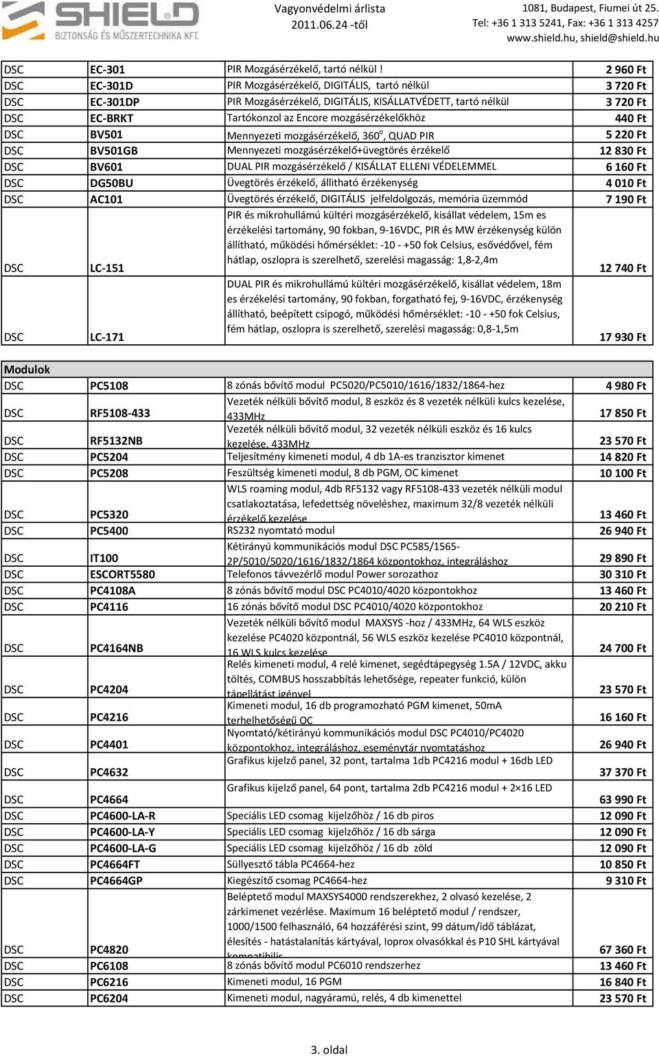Ft BV501 Mennyezeti mozgásérzékelő, 360 o, QUAD PIR 5220 Ft BV501GB Mennyezeti mozgásérzékelő+üvegtörés érzékelő 12830 Ft BV601 DUAL PIR mozgásérzékelő / KISÁLLAT ELLENI VÉDELEMMEL 6160 Ft DG50BU