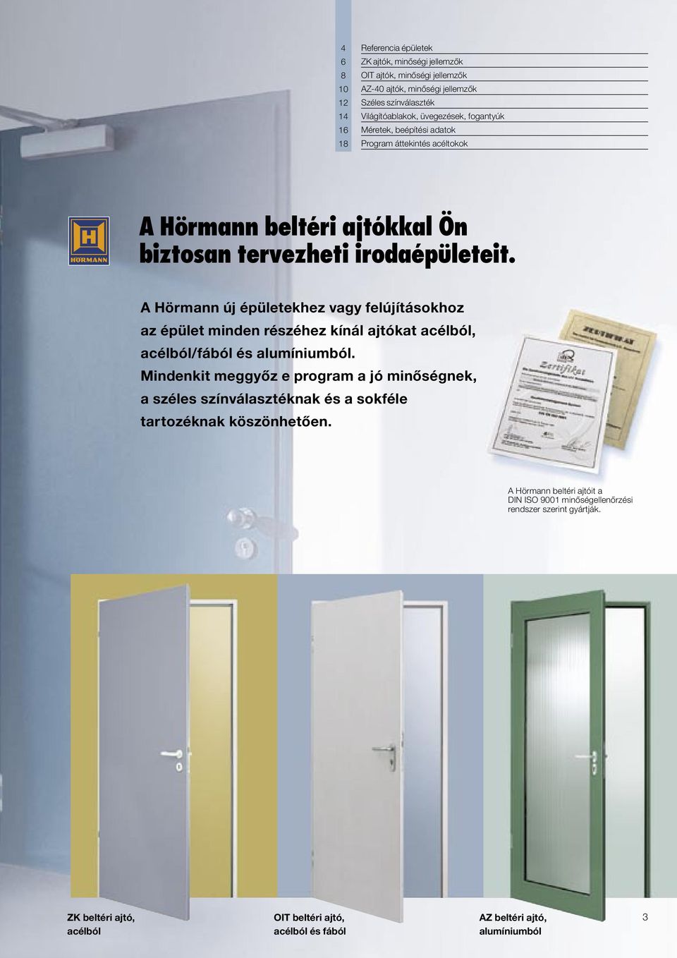 Hörmann beltéri ajtók. Széleskörű választék irodaépületekhez - PDF Ingyenes  letöltés