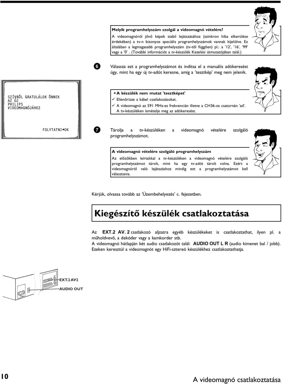 ) 6 Válassza ezt a programhelyszámot és indítsa el a manuális adókeresést úgy, mint ha egy új tv-adót keresne, amíg a 'tesztkép' meg nem jelenik.