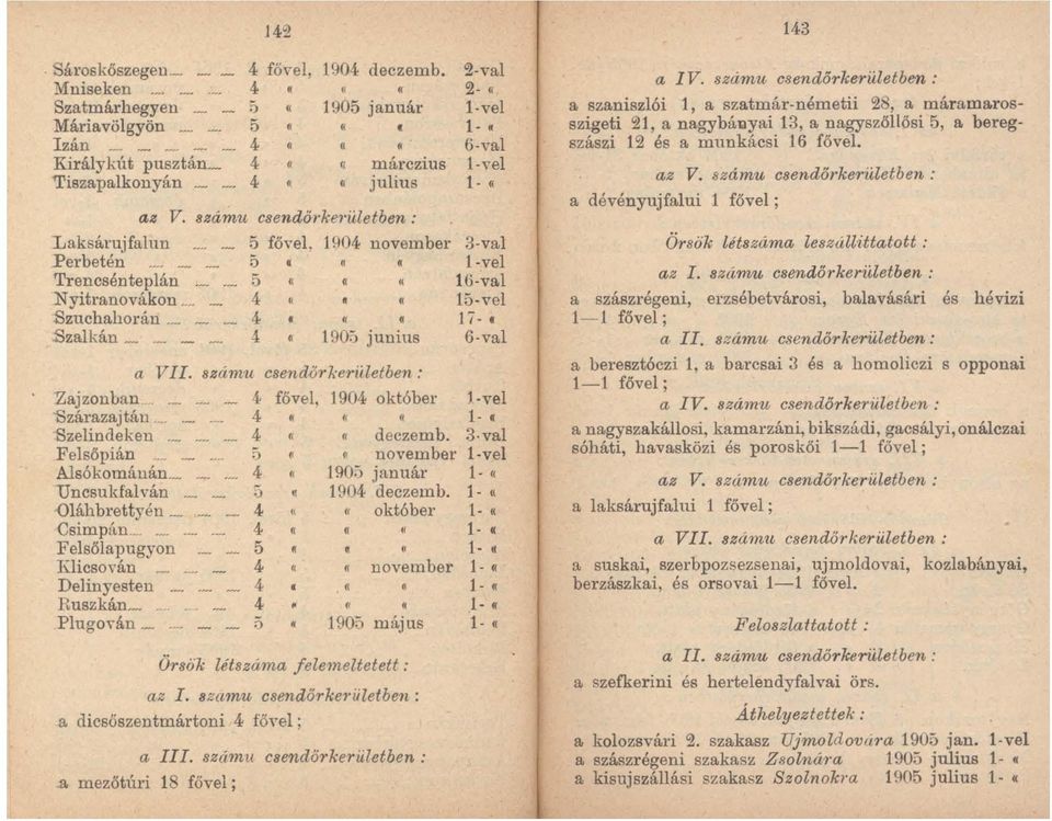 1 a VII.