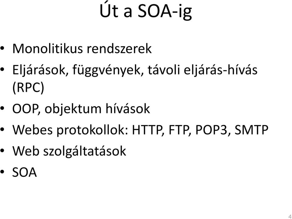 eljárás-hívás (RPC) OOP, objektum hívások